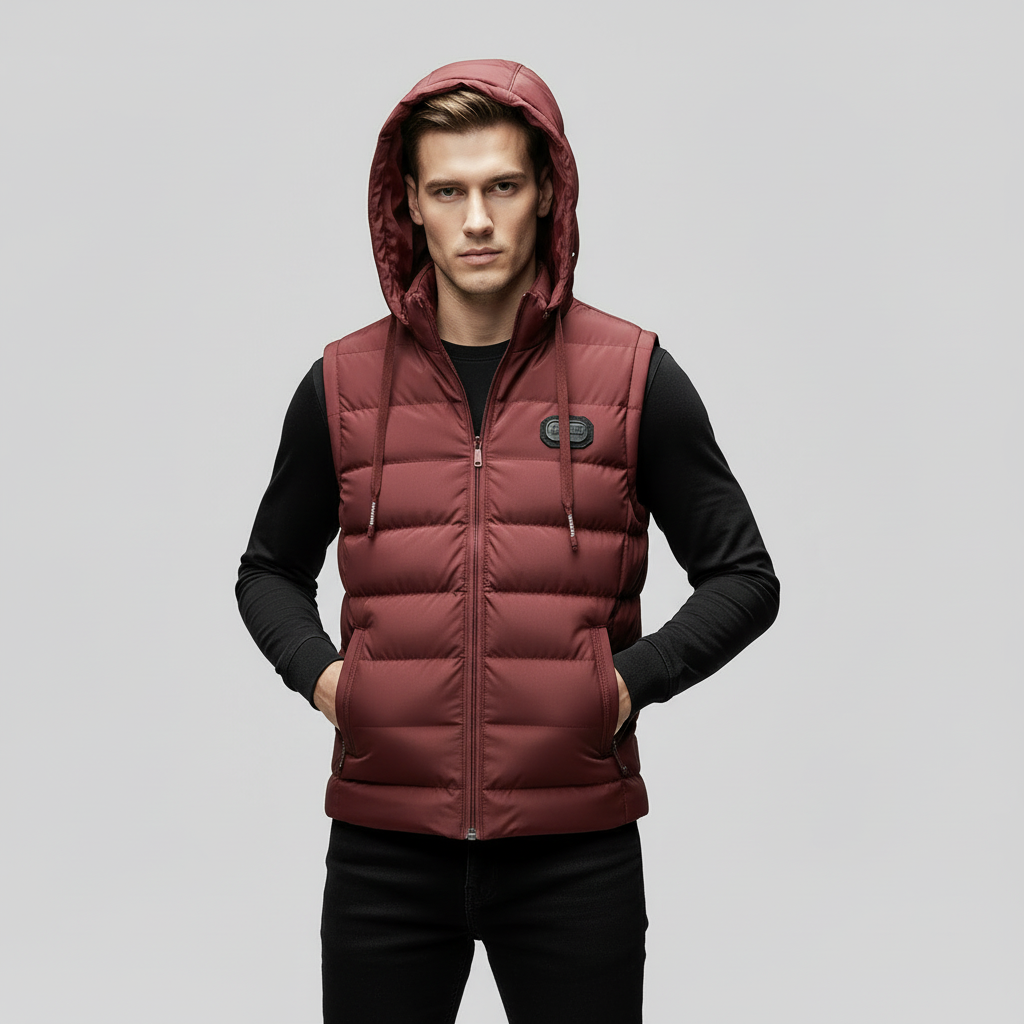 Zip Up Fleece Gilet Warm Sleeveless Vest Jacket