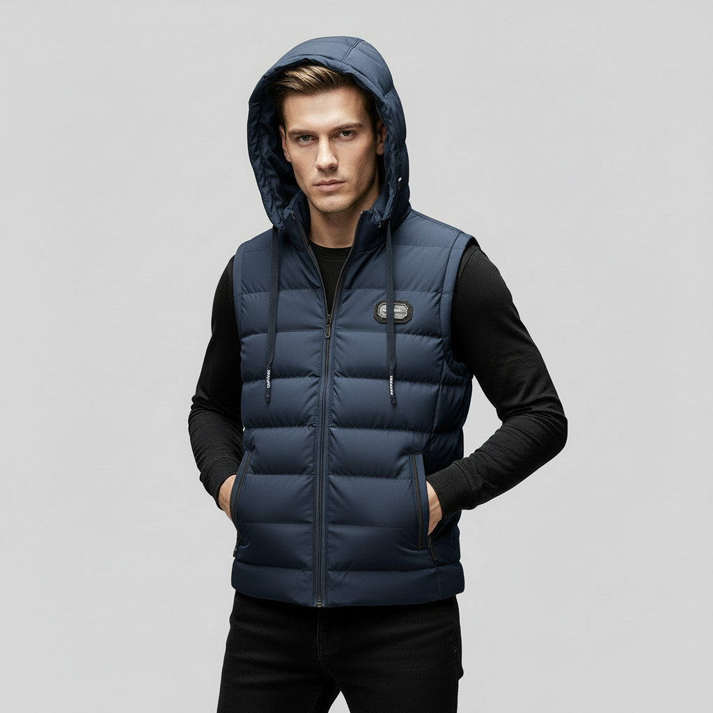 Zip Up Fleece Gilet Warm Sleeveless Vest Jacket