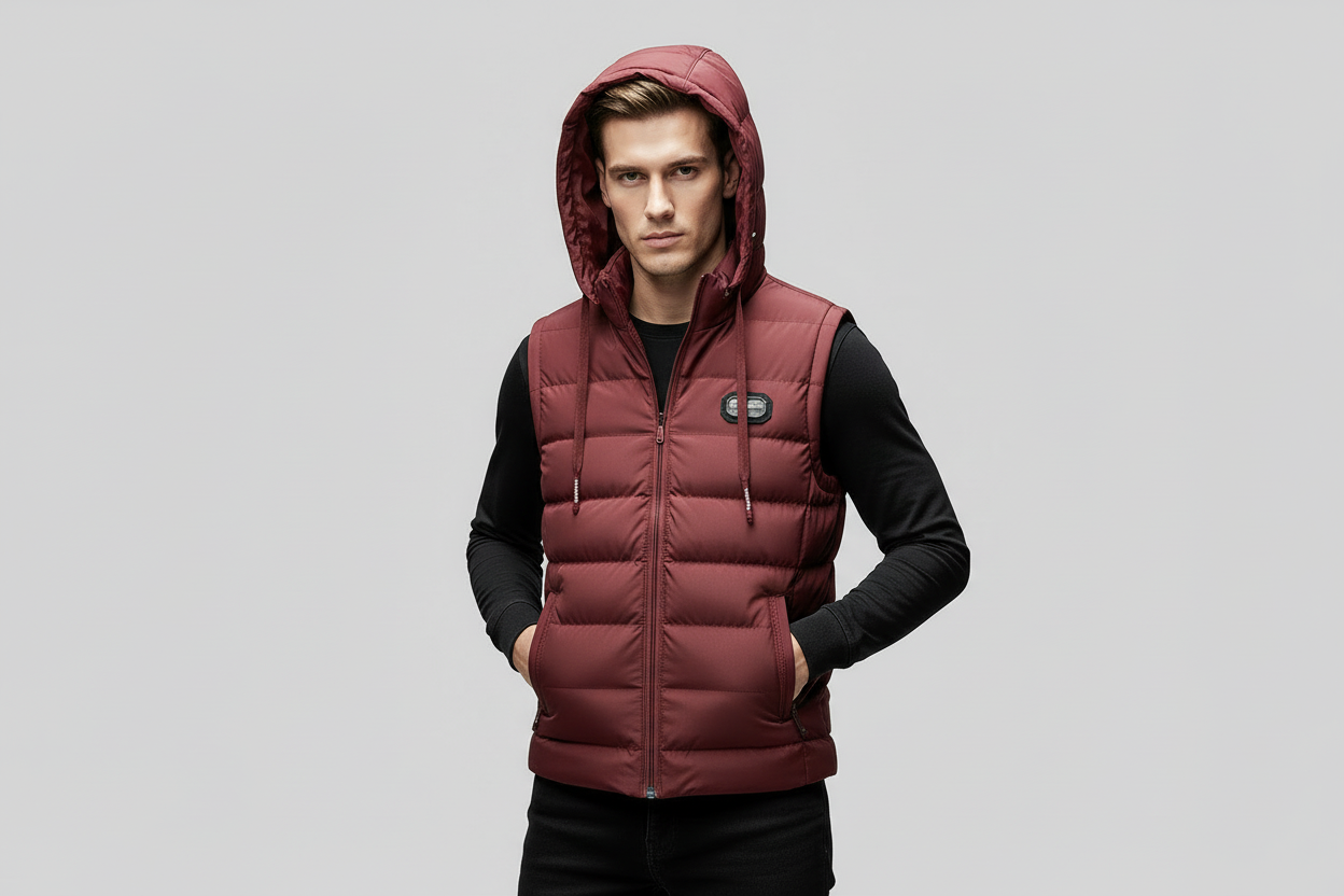 Zip Up Fleece Gilet Warm Sleeveless Vest Jacket