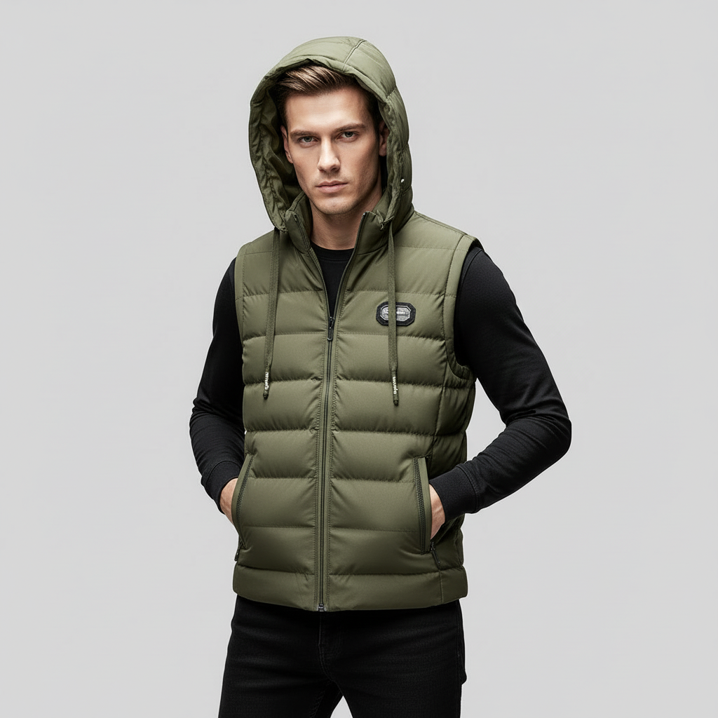 Zip Up Fleece Gilet Warm Sleeveless Vest Jacket