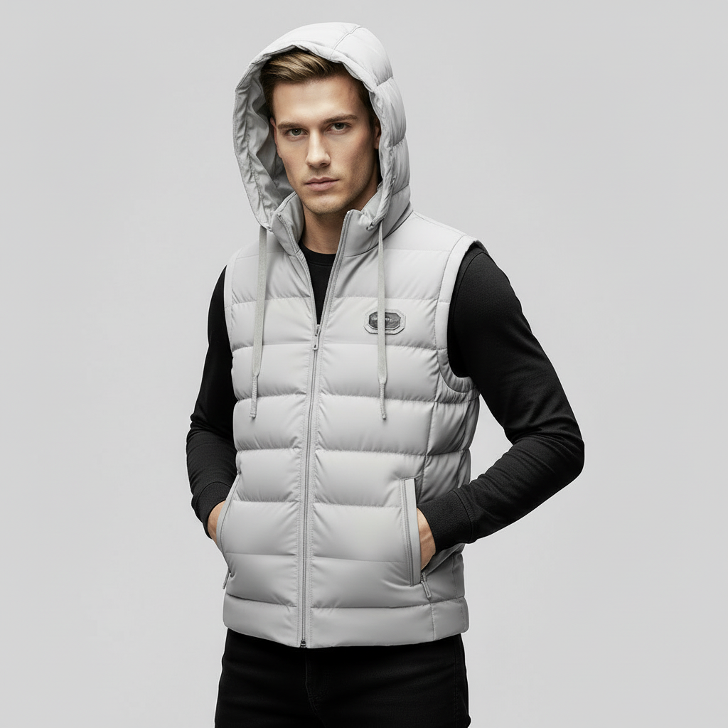 Zip Up Fleece Gilet Warm Sleeveless Vest Jacket