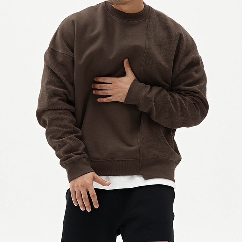 Loose Relaxed Fit Crew Knit Sweater