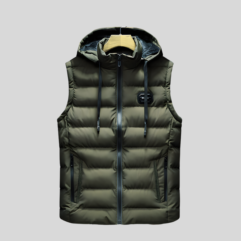 Zip Up Fleece Gilet Warm Sleeveless Vest Jacket