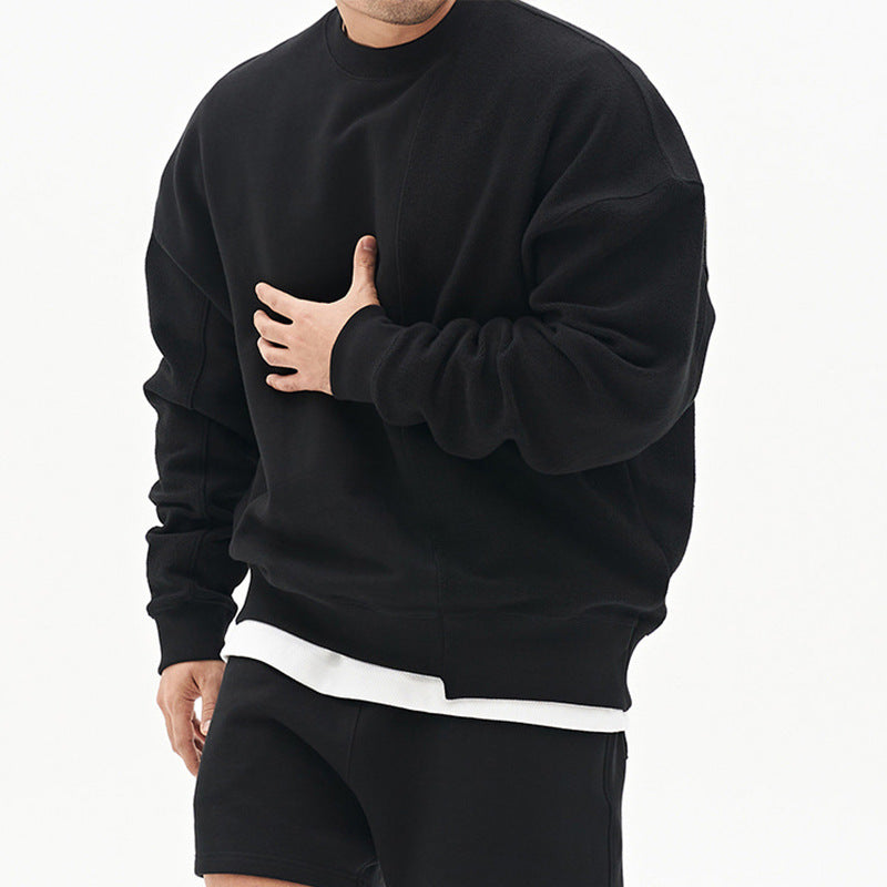 Loose Relaxed Fit Crew Knit Sweater