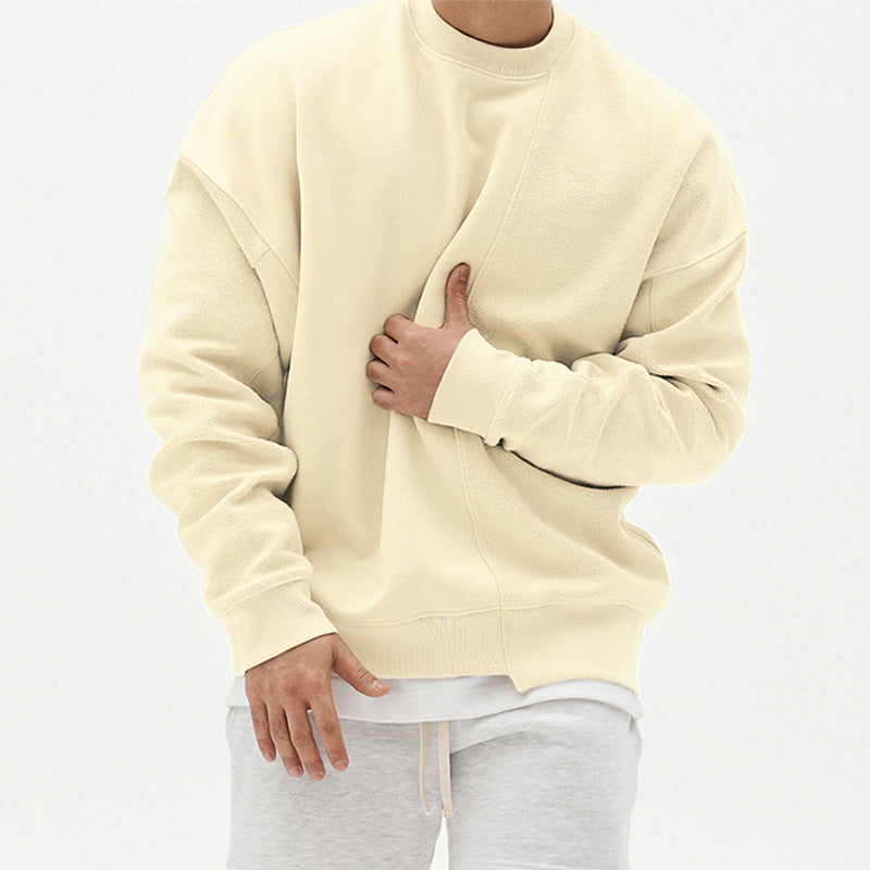 Loose Relaxed Fit Crew Knit Sweater
