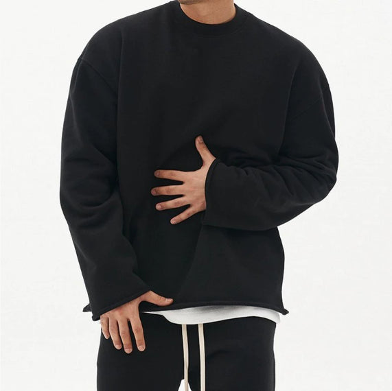 Loose Relaxed Fit Crew Knit Sweater