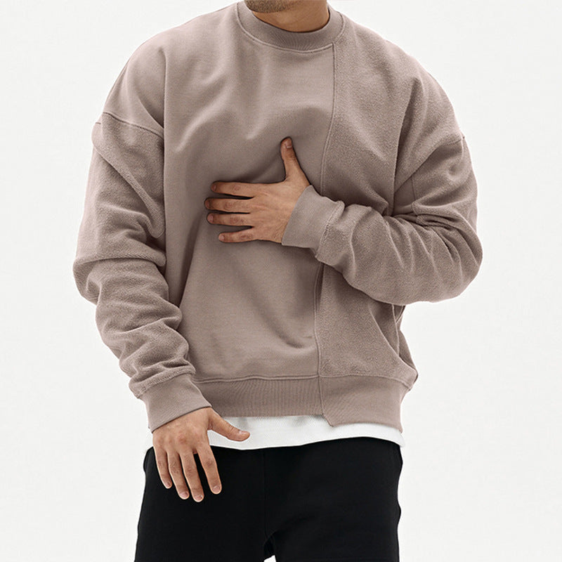 Loose Relaxed Fit Crew Knit Sweater