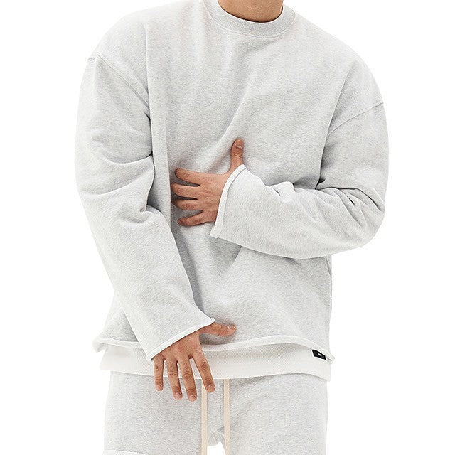 Loose Relaxed Fit Crew Knit Sweater